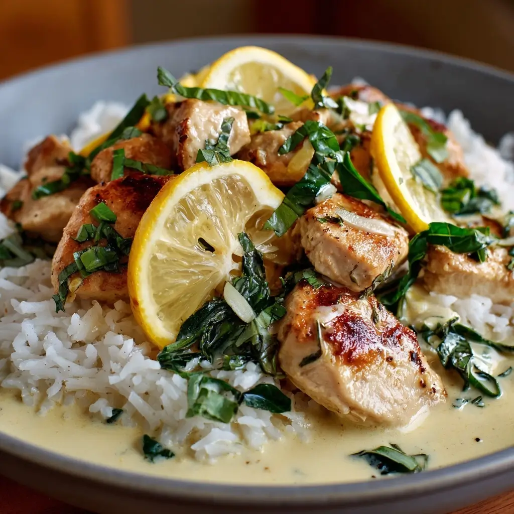 Creamy Lemon-Basil Chicken