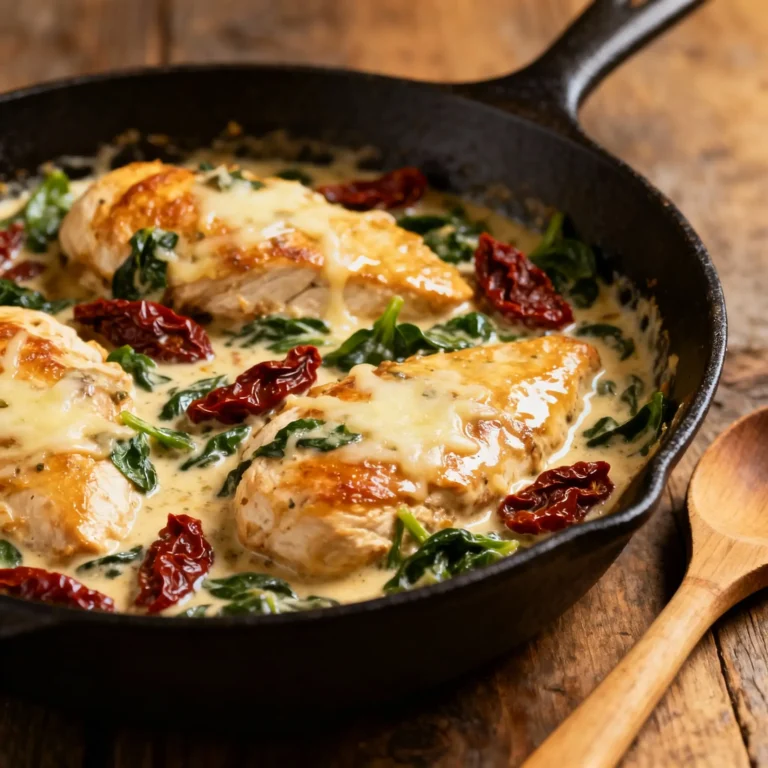 Creamy Tuscan Chicken Skillet