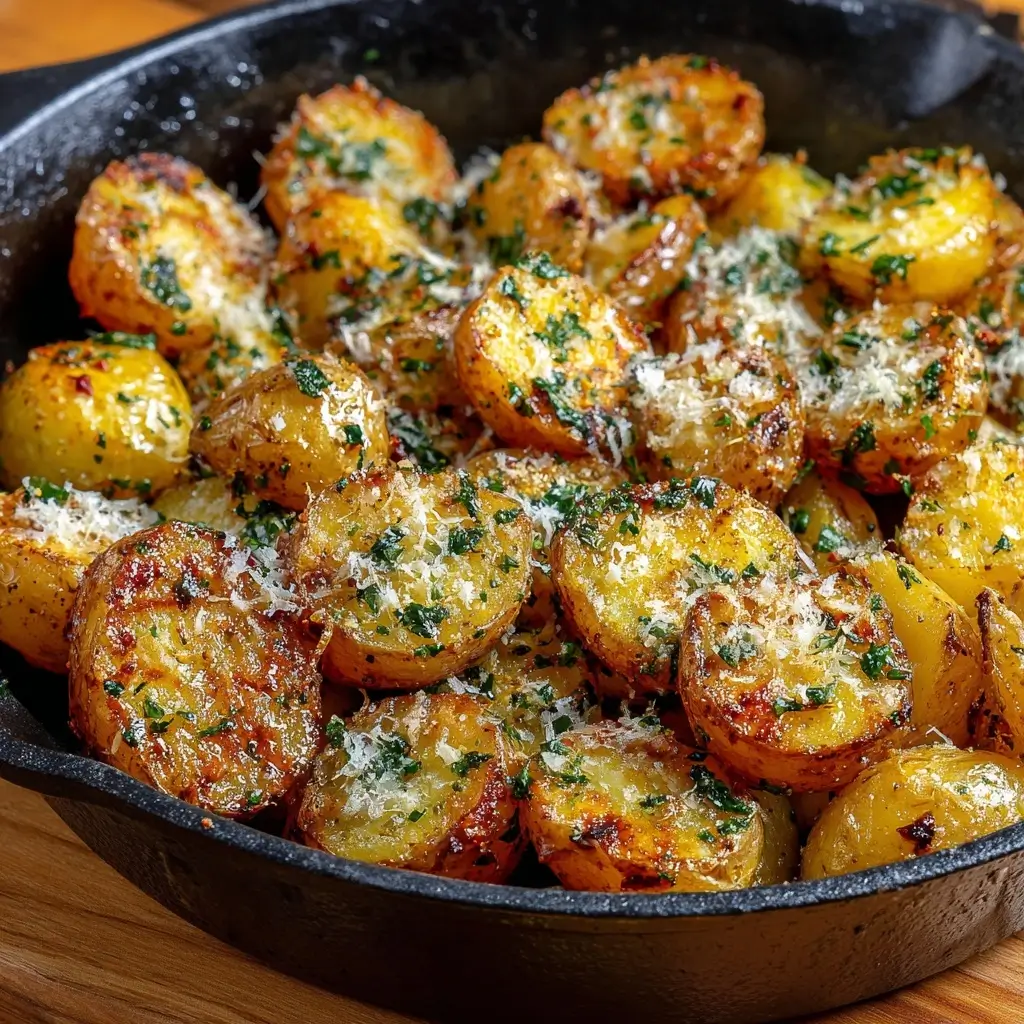 Garlic Parmesan Roasted Potatoes