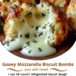 Gooey Mozzarella Biscuit Bombs