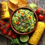 Grilled Corn Guacamole