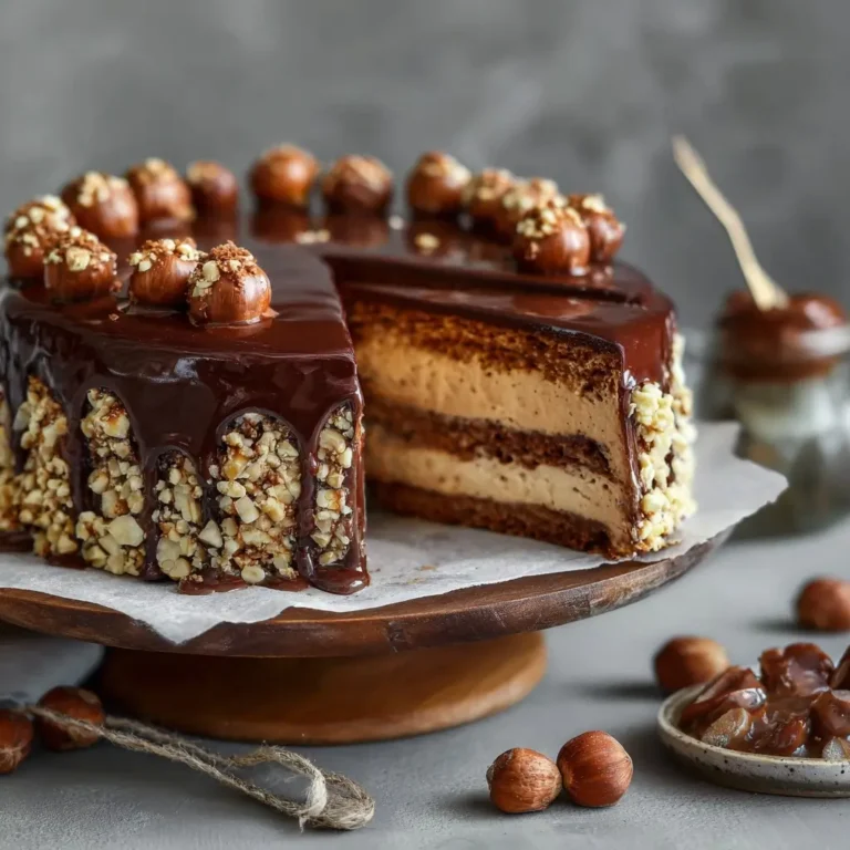 Hazelnut Chocolate Praline Cake