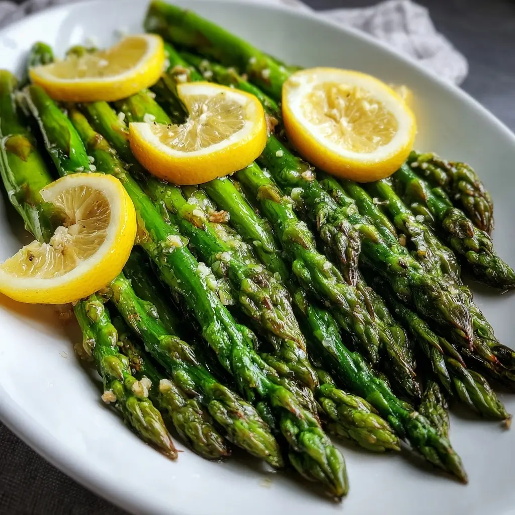 Lemon Garlic Asparagus