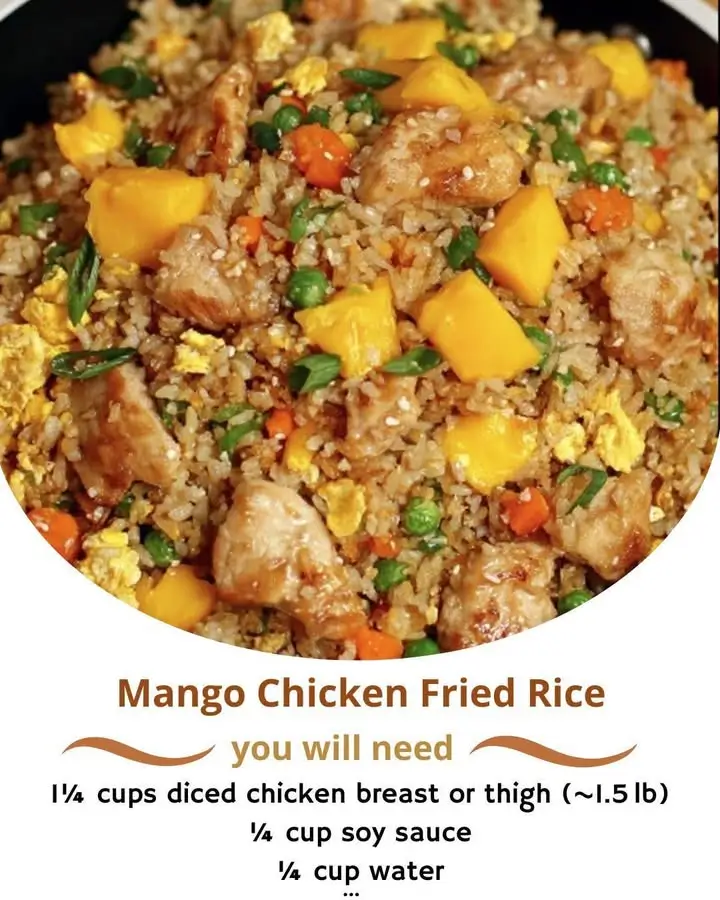 Mango Chicken Fried Rice