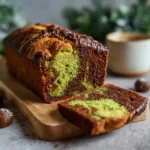 Matcha & Chocolate Marble Cake