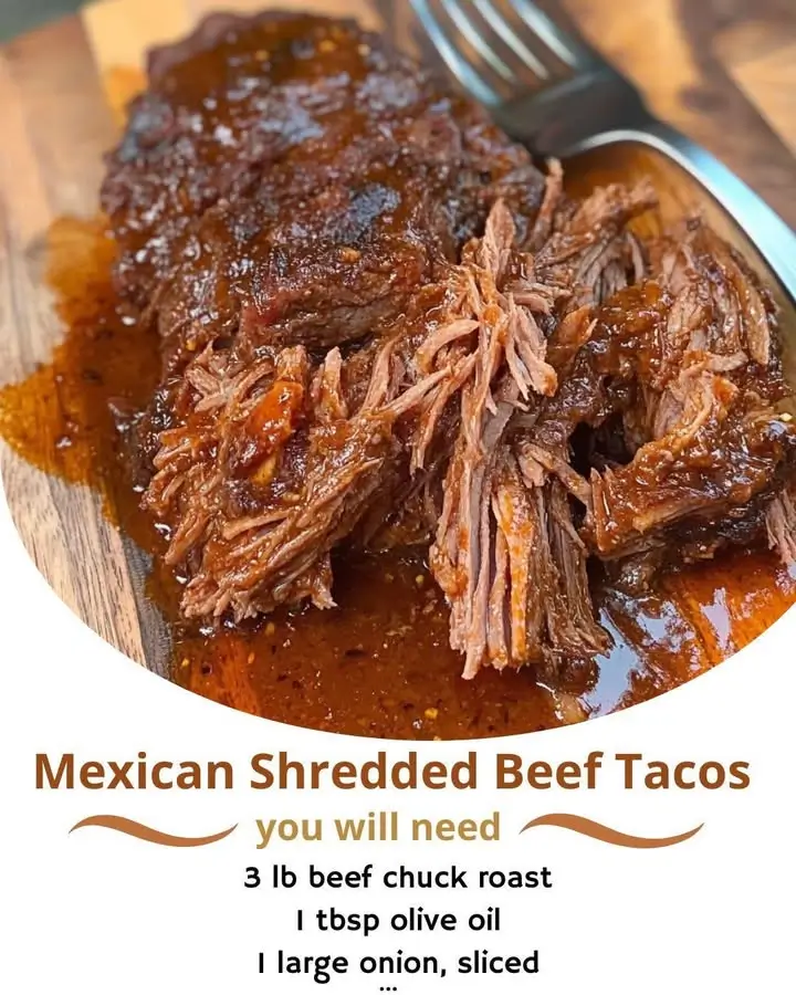 Mexican Shredded Beef Tacos