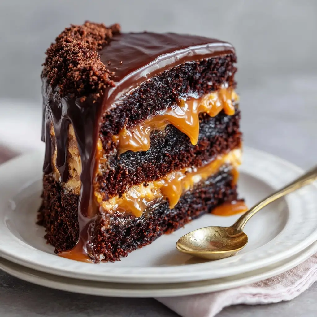 Millionaire’s Chocolate Cake (Caramel & Chocolate)