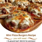 Mini Pizza Burgers Recipe