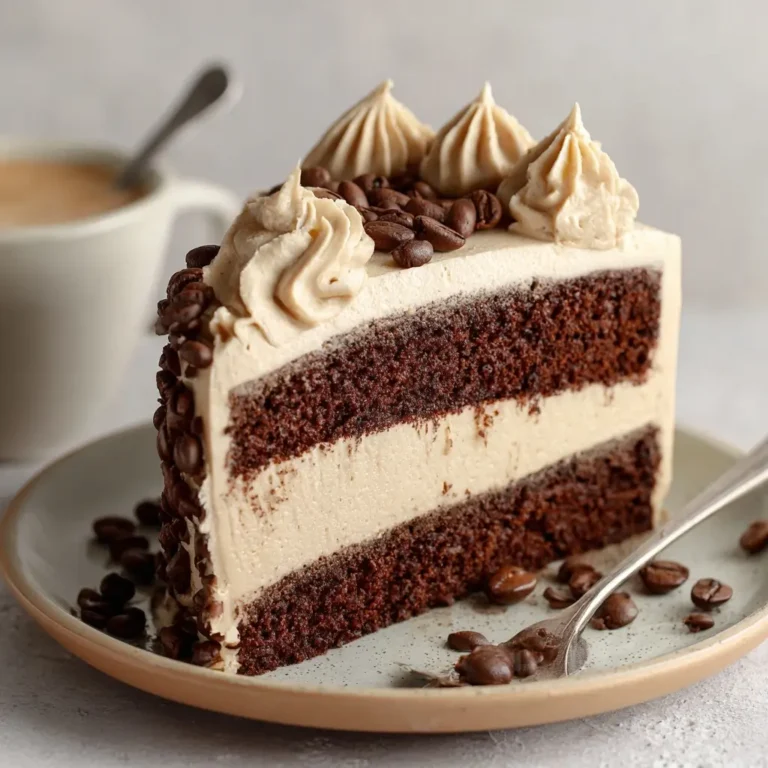 Mocha Chocolate Layer Cake with Coffee-Buttercream