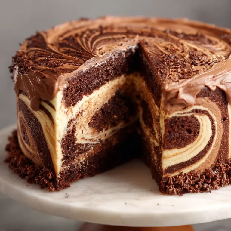 Nutella Swirl Chocolate Cake