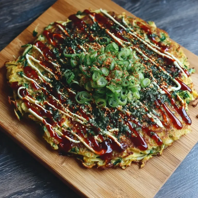 Okonomiyaki (Japanese Cabbage Pancake)