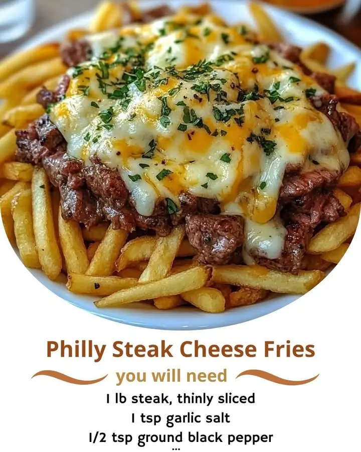 Philly Steak Cheese Fries