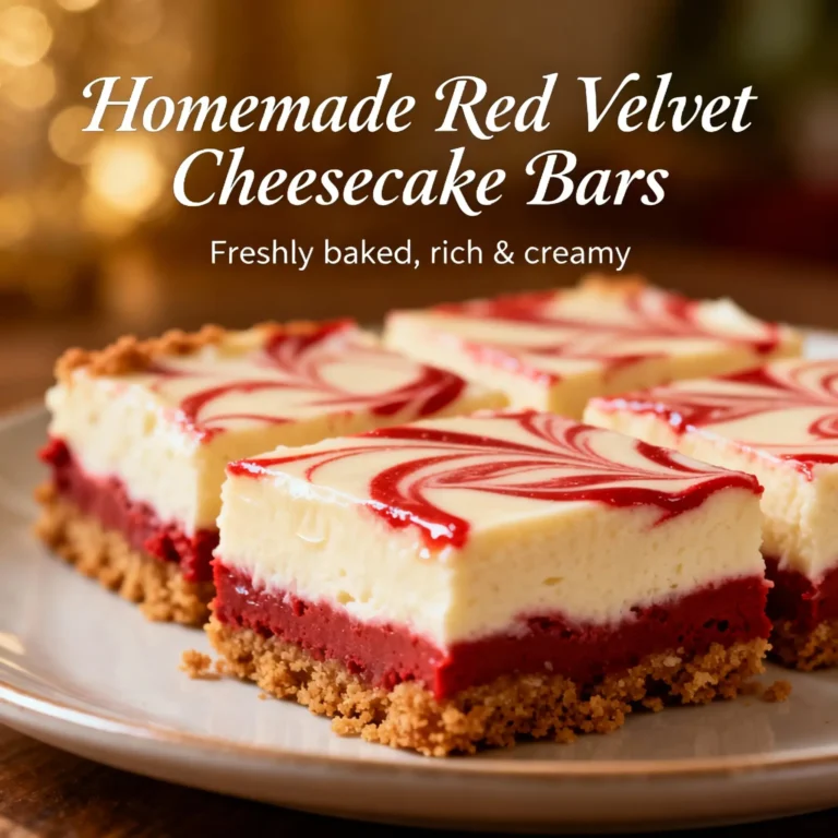 Red Velvet Cheesecake Bars