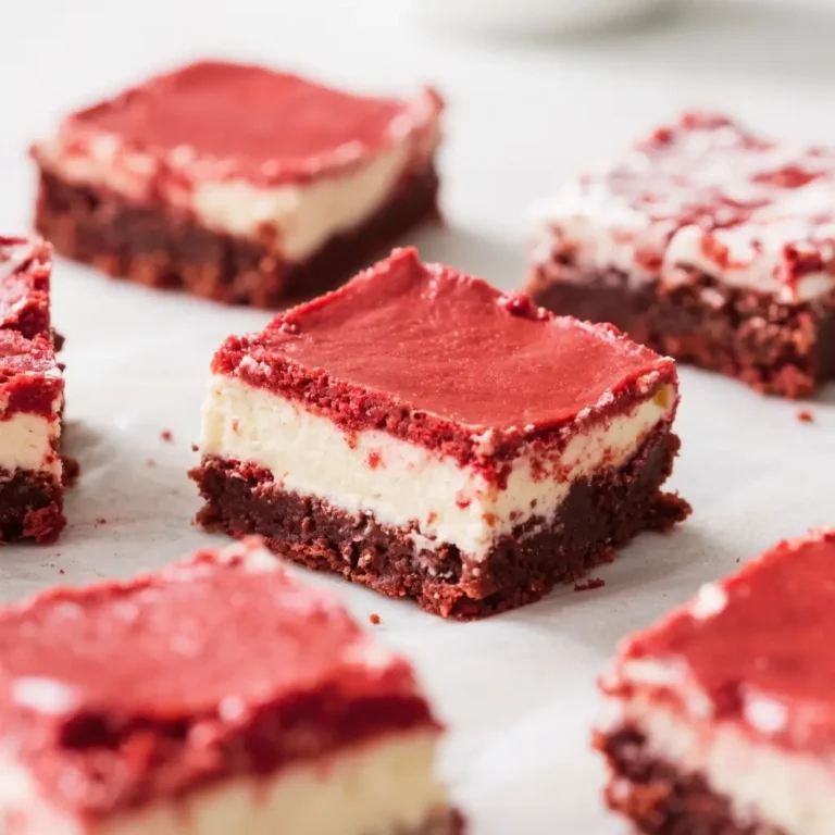Red Velvet Cheesecake Brownies