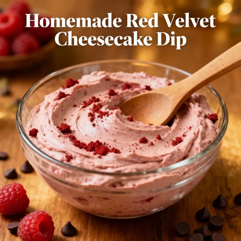 Red Velvet Cheesecake Dip