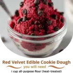 Red Velvet Edible Cookie Dough