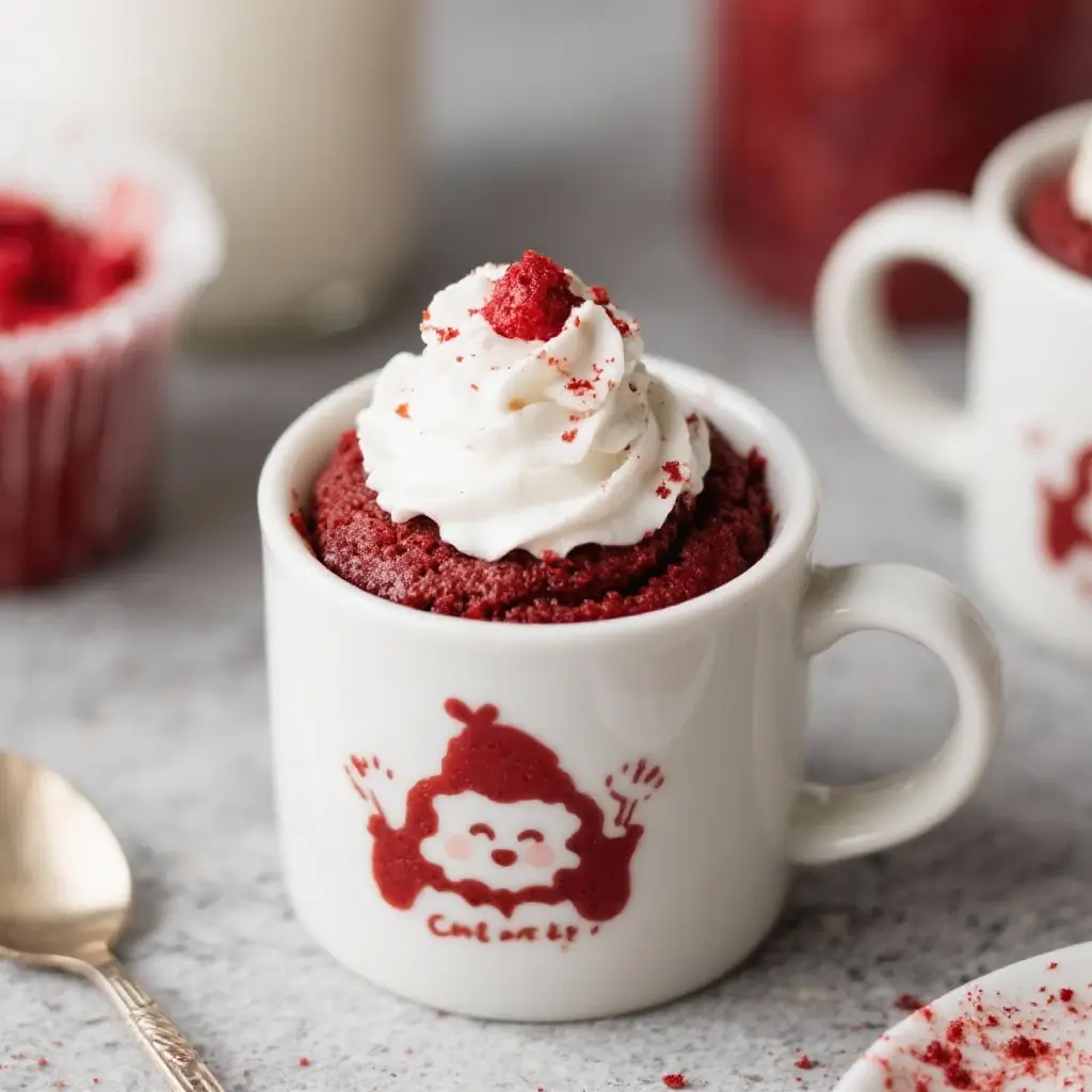 Red Velvet Mug Cake