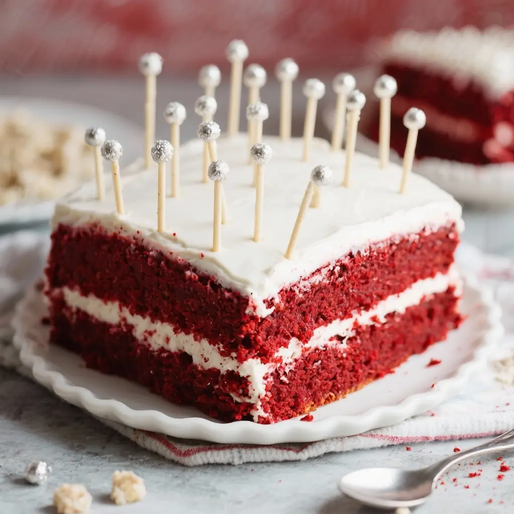 Red Velvet Poke Cake