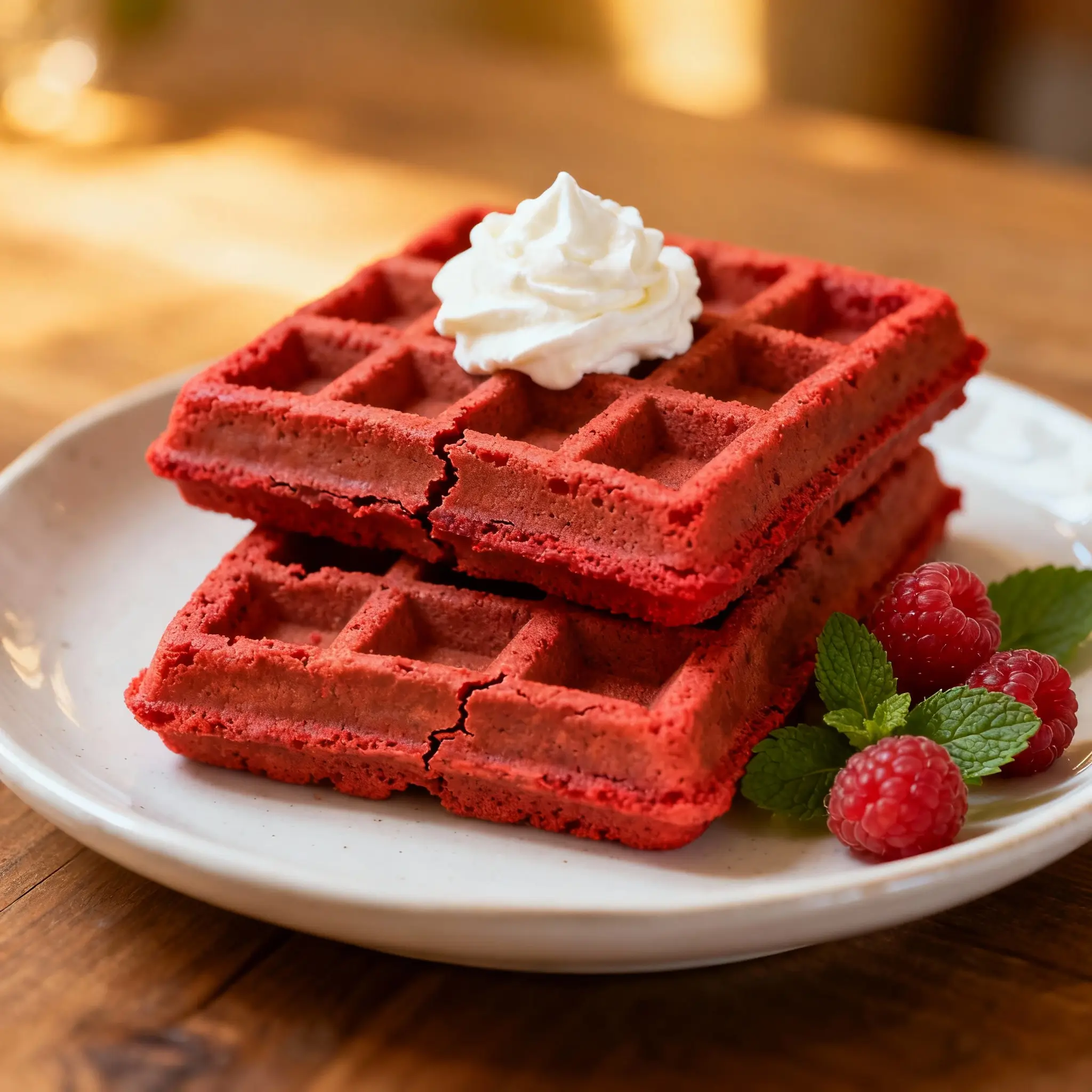 Red Velvet Waffles