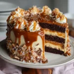 Salted Caramel Chocolate Layer Cake