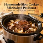 Slow Cooker Mississippi Pot Roast