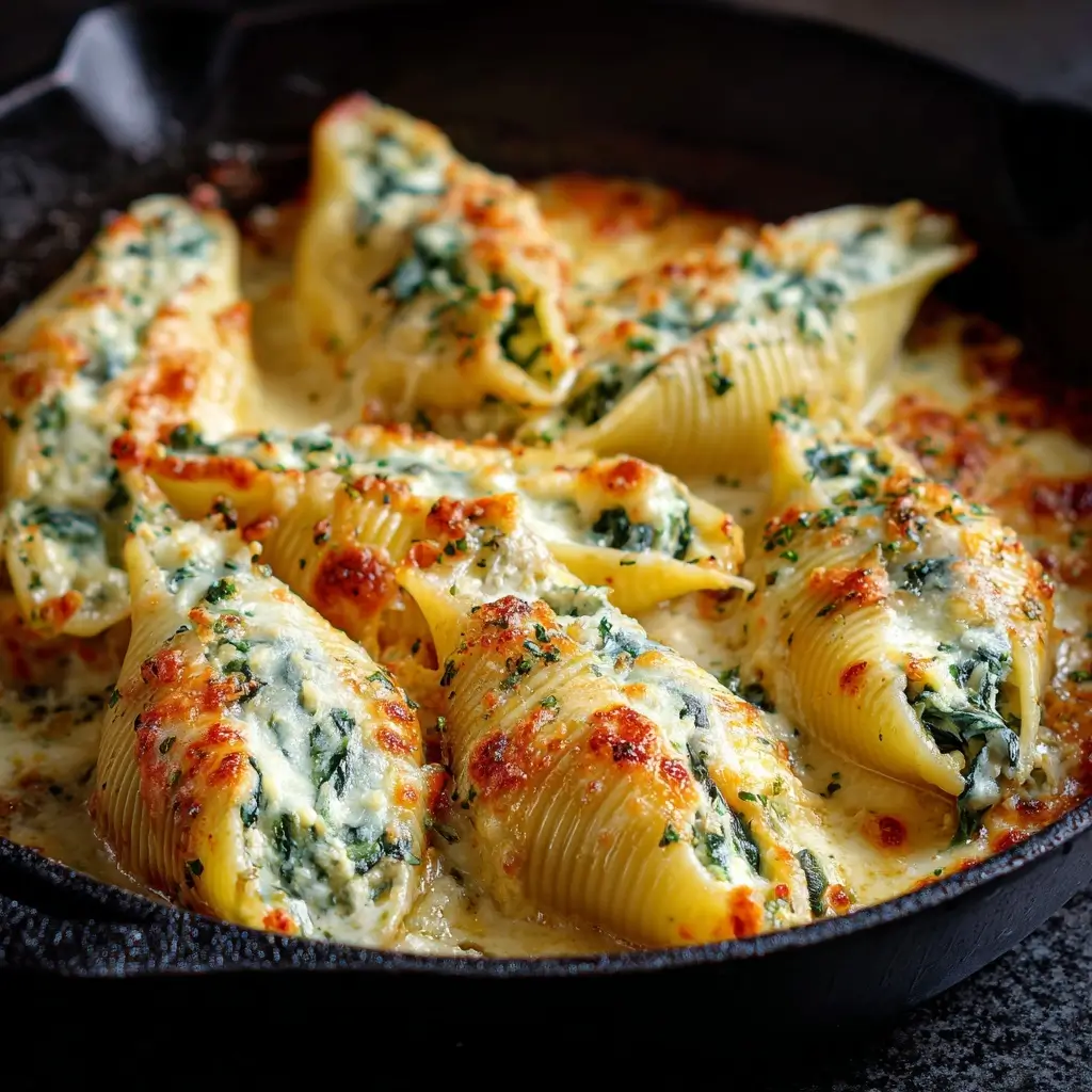 Spinach Ricotta Stuffed Shells