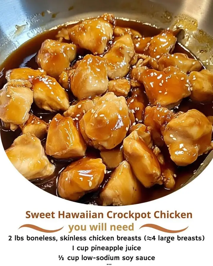 Sweet Hawaiian Crockpot Chicken: A Tender, Tangy Tropical Favorite