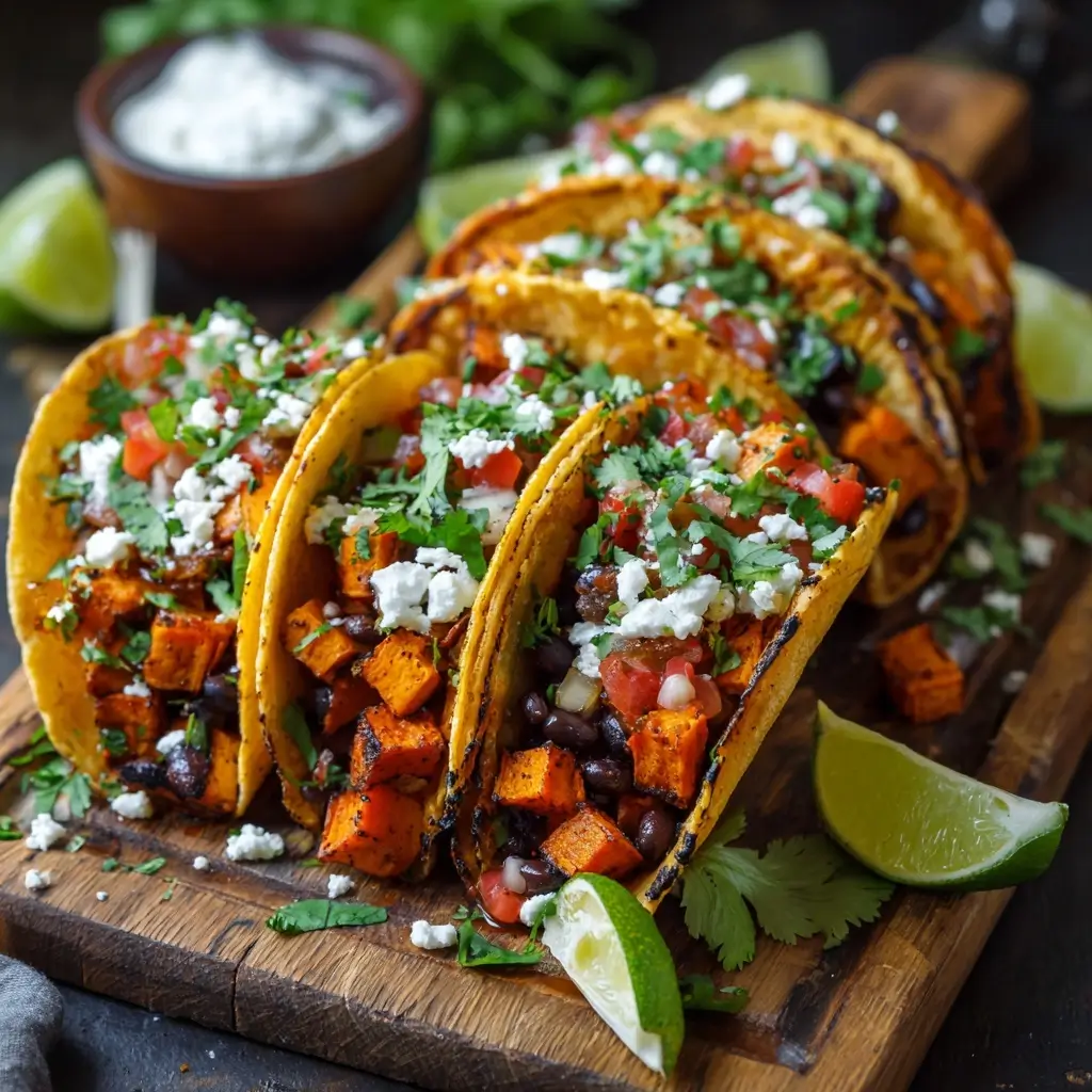 Sweet Potato Black Bean Tacos