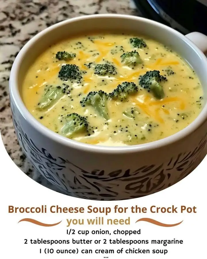The Ultimate Crock Pot Broccoli Cheese Soup