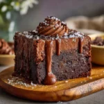 Thick Fudge Brownie Chocolate Cake