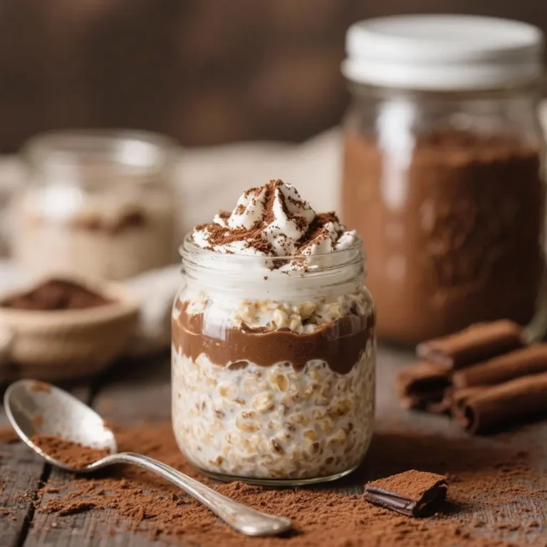 Tiramisu-Inspired Overnight Oats