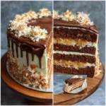Tropical Coconut & Chocolate Cake