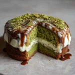White Chocolate & Matcha Chocolate Cake