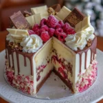 White Chocolate Raspberry Chocolate Cake