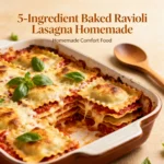 5-Ingredient Baked Ravioli Lasagna