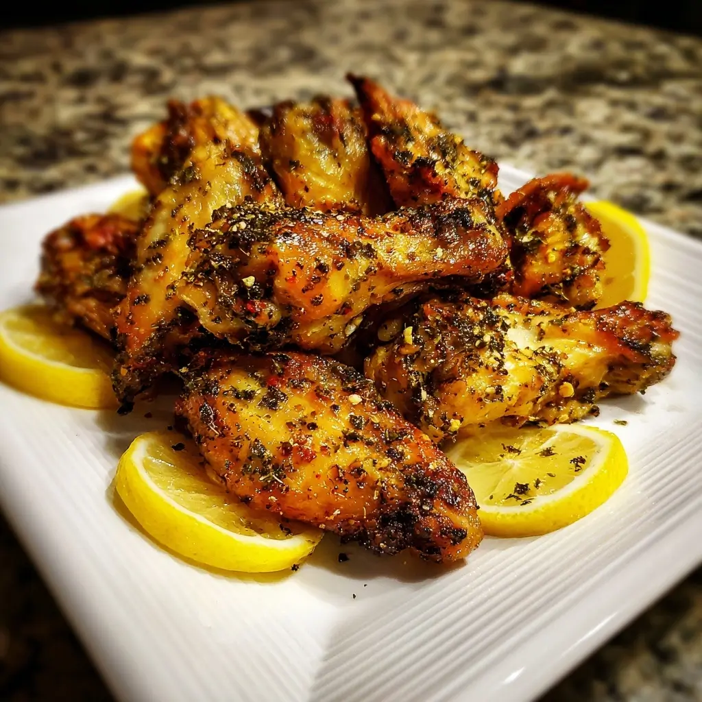 Air Fryer Lemon Pepper Wings