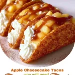 Apple Cheesecake Tacos