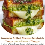 Avocado Grilled Cheese Sandwich