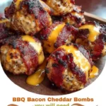 BBQ Bacon Cheddar Bombs