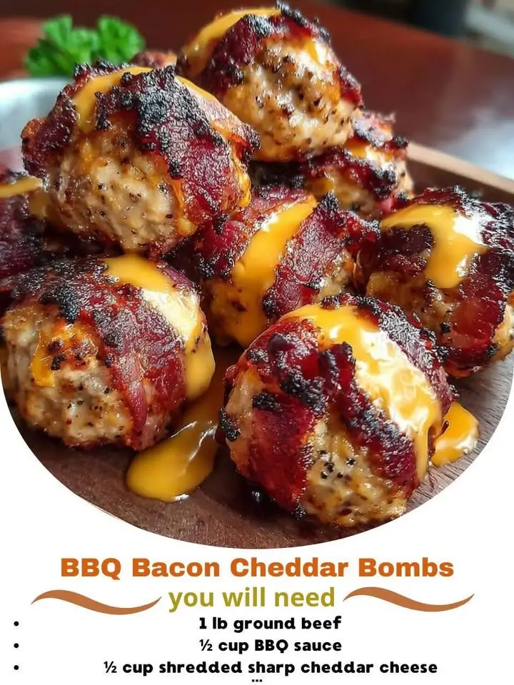 BBQ Bacon Cheddar Bombs