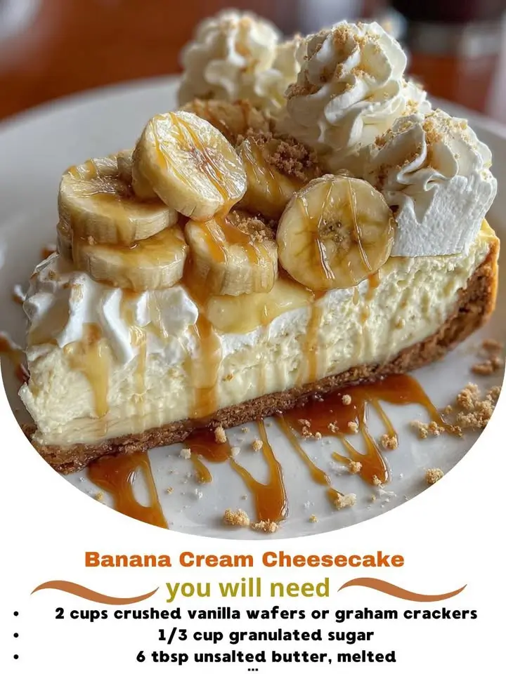 Banana Cream Cheesecake
