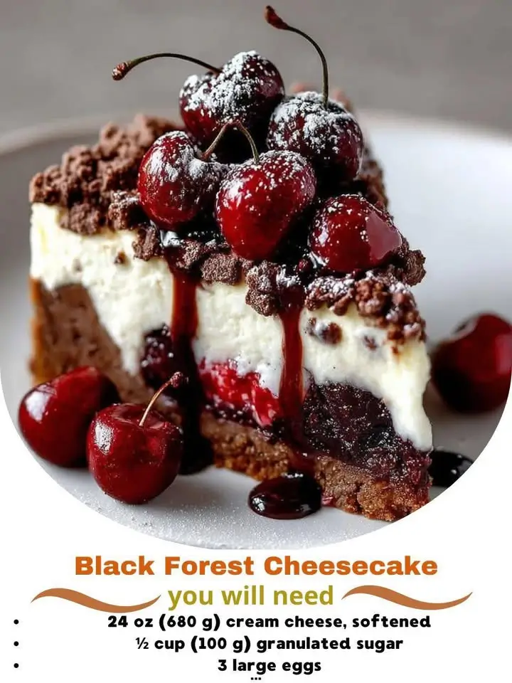 Black Forest Cheesecake