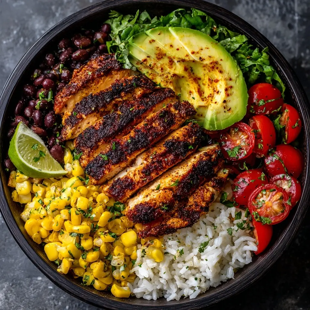 Blackened Cajun Chicken Bowls
