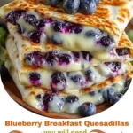 Blueberry Breakfast Quesadillas
