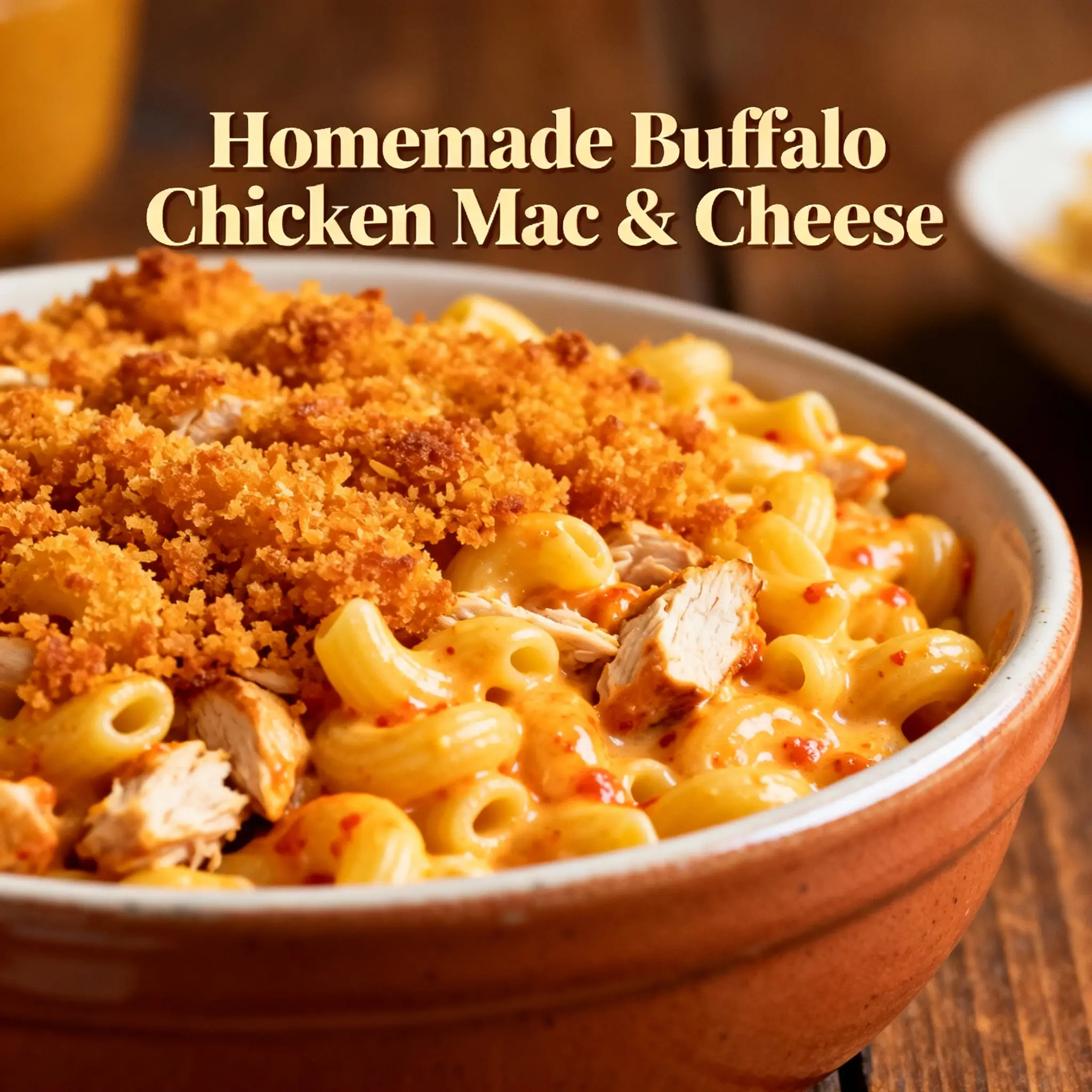Buffalo Chicken Mac & Cheese