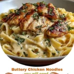 Buttery Chicken Noodles