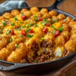 Cheeseburger Tater Tot Casserole