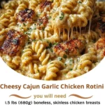 Cheesy Cajun Garlic Chicken Rotini