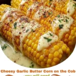 Cheesy Garlic Butter Corn on the Cob