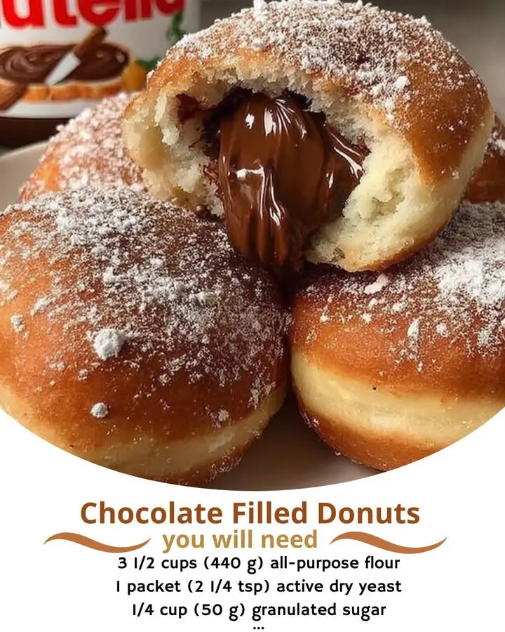 Chocolate Filled Donuts